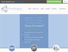 Tablet Screenshot of clinicalgraphics.com